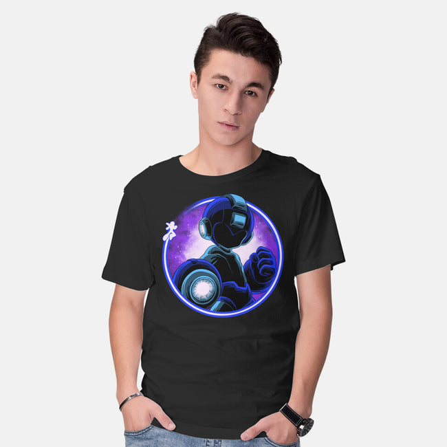 Blue Metal Hero-Mens-Basic-Tee-rmatix