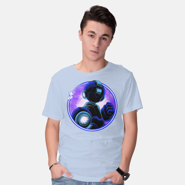 Blue Metal Hero-Mens-Basic-Tee-rmatix