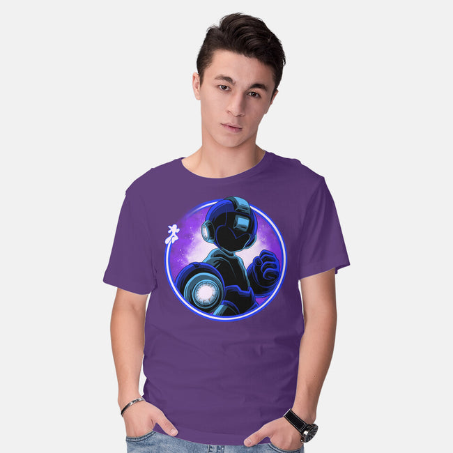 Blue Metal Hero-Mens-Basic-Tee-rmatix