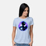 Blue Metal Hero-Womens-Basic-Tee-rmatix