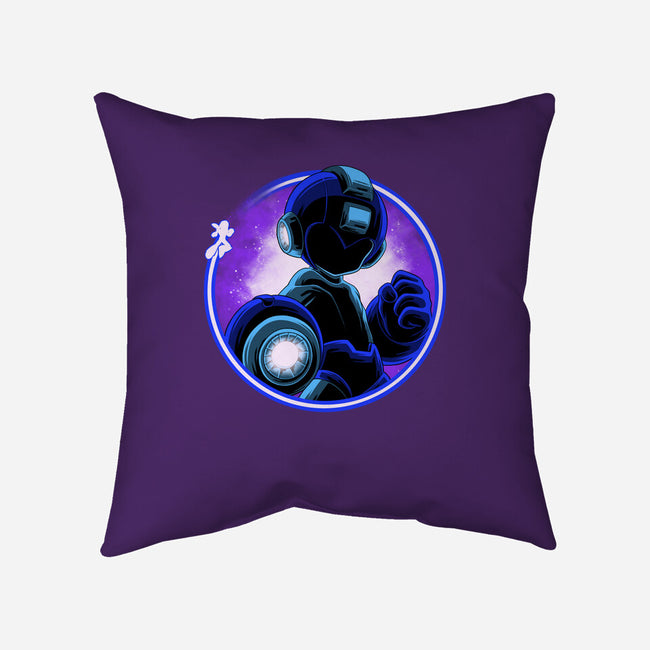 Blue Metal Hero-None-Removable Cover w Insert-Throw Pillow-rmatix