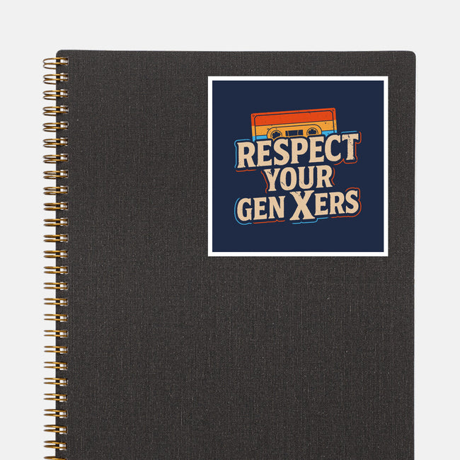 Respect Your Gen Xers-None-Glossy-Sticker-Boggs Nicolas