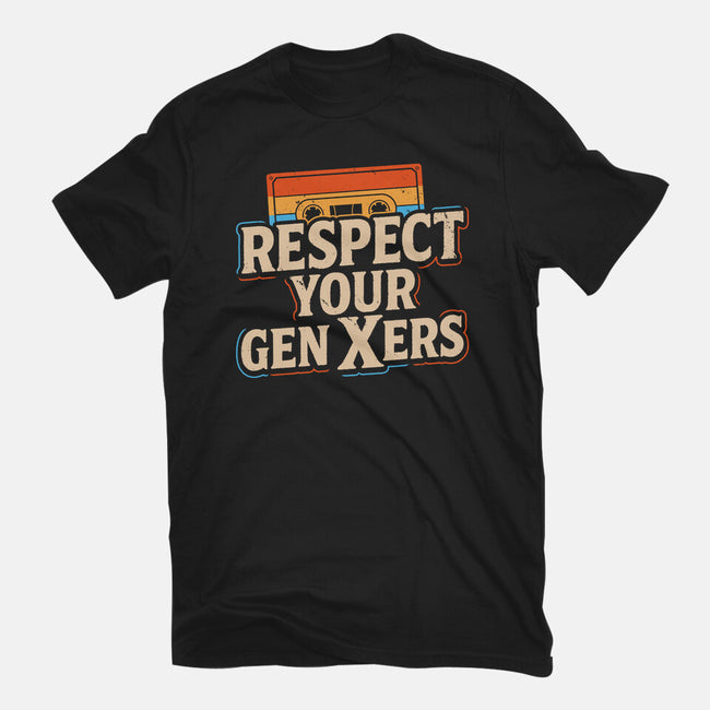 Respect Your Gen Xers-Womens-Fitted-Tee-Boggs Nicolas