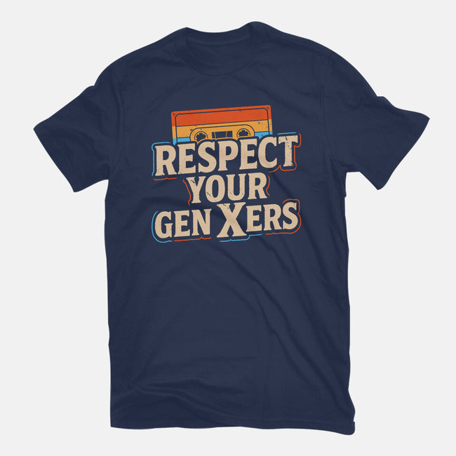 Respect Your Gen Xers-Womens-Fitted-Tee-Boggs Nicolas