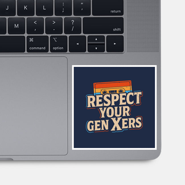Respect Your Gen Xers-None-Glossy-Sticker-Boggs Nicolas