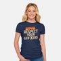 Respect Your Gen Xers-Womens-Fitted-Tee-Boggs Nicolas