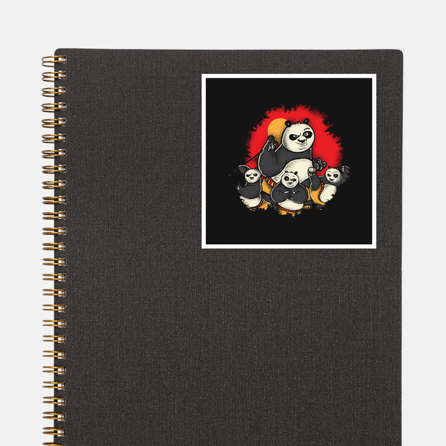 The Silly Panda-None-Glossy-Sticker-turborat14
