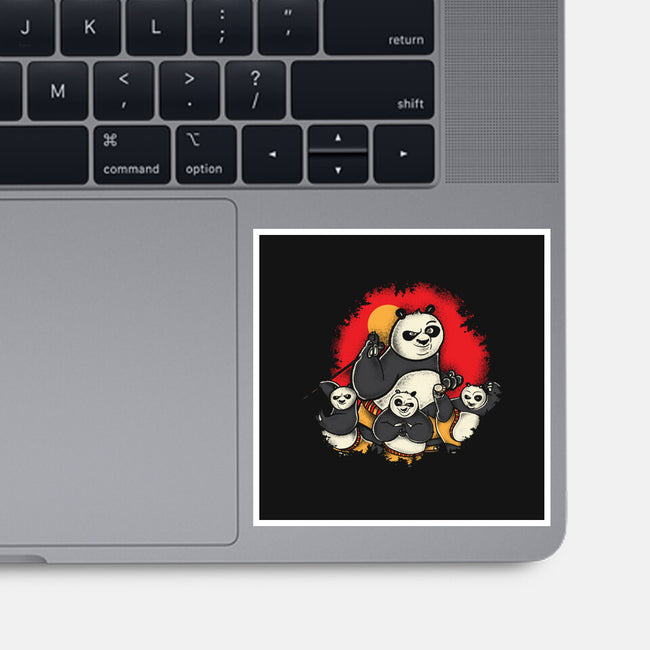 The Silly Panda-None-Glossy-Sticker-turborat14