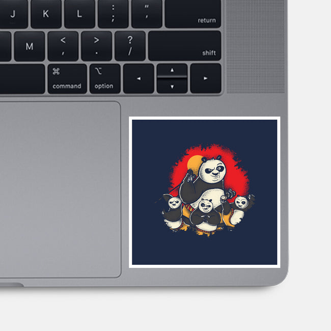 The Silly Panda-None-Glossy-Sticker-turborat14