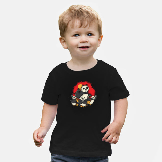 The Silly Panda-Baby-Basic-Tee-turborat14