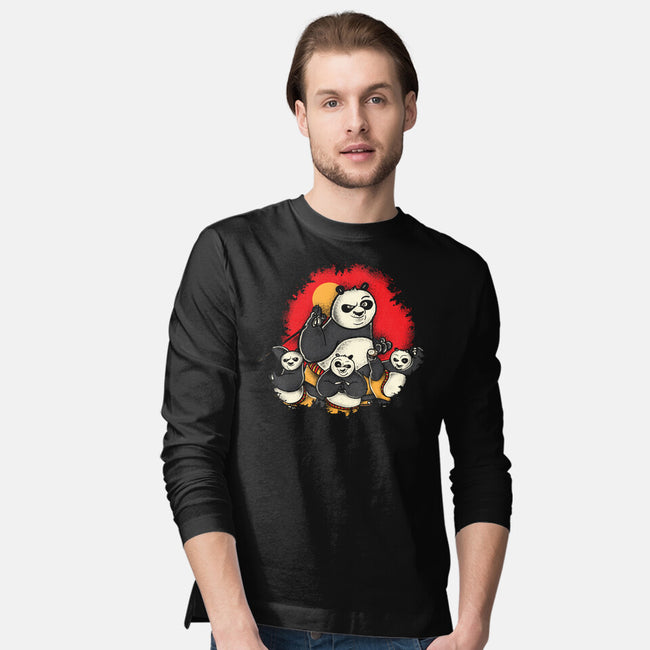 The Silly Panda-Mens-Long Sleeved-Tee-turborat14