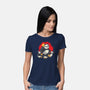 The Silly Panda-Womens-Basic-Tee-turborat14