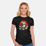 The Silly Panda-Womens-Fitted-Tee-turborat14