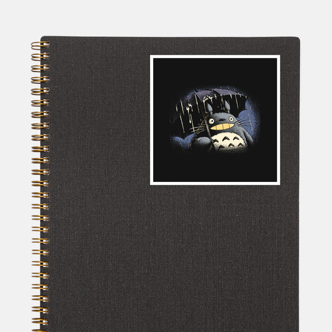 Rainy Day Guardian-None-Glossy-Sticker-Popnotic