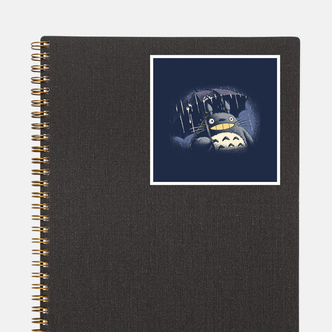 Rainy Day Guardian-None-Glossy-Sticker-Popnotic
