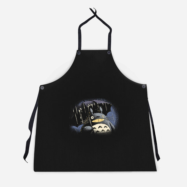 Rainy Day Guardian-Unisex-Kitchen-Apron-Popnotic