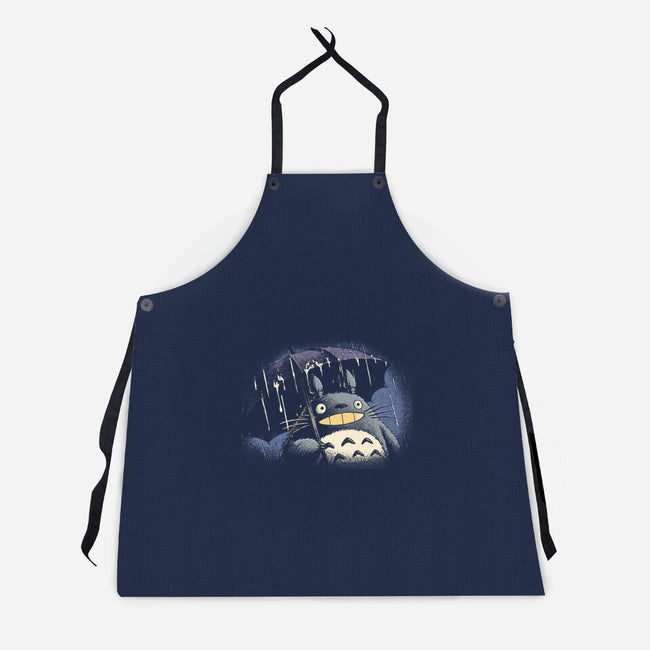 Rainy Day Guardian-Unisex-Kitchen-Apron-Popnotic