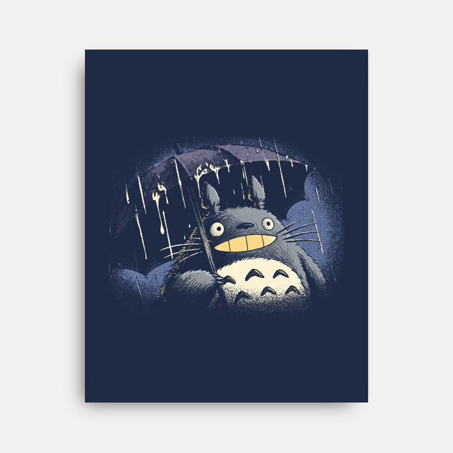 Rainy Day Guardian-None-Stretched-Canvas-Popnotic