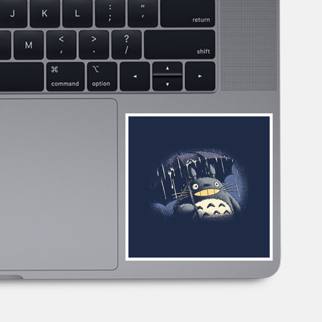 Rainy Day Guardian-None-Glossy-Sticker-Popnotic