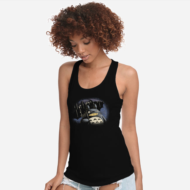 Rainy Day Guardian-Womens-Racerback-Tank-Popnotic