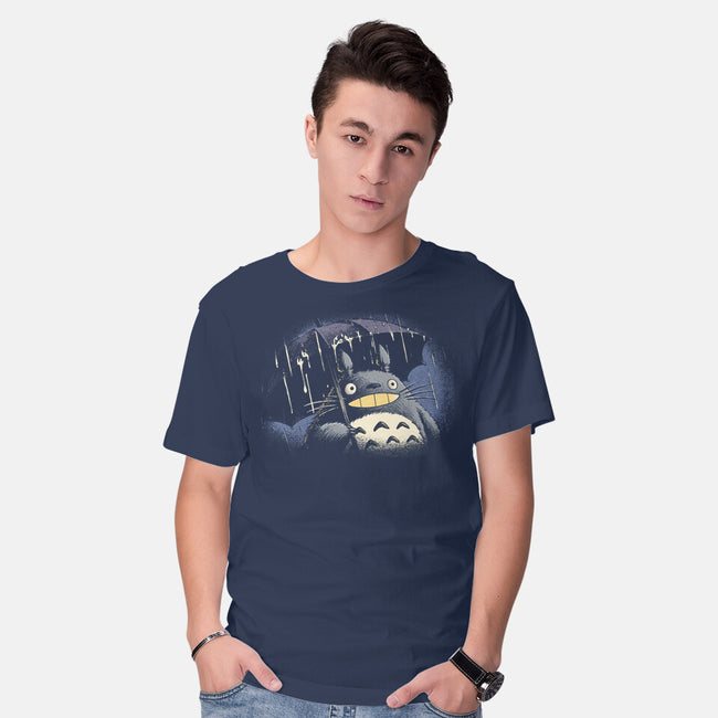Rainy Day Guardian-Mens-Basic-Tee-Popnotic