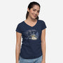 Rainy Day Guardian-Womens-V-Neck-Tee-Popnotic