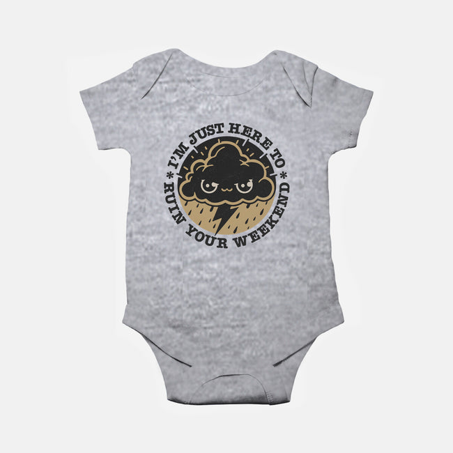 Weekend Ruiner-Baby-Basic-Onesie-Popnotic