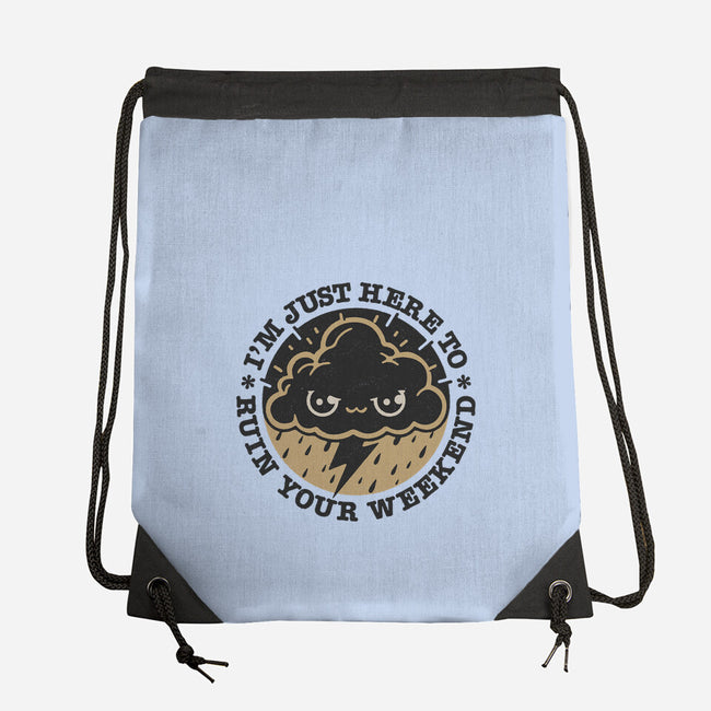 Weekend Ruiner-None-Drawstring-Bag-Popnotic