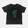Neon Line-Art Armored Walker-Baby-Basic-Tee-Astrobot Invention