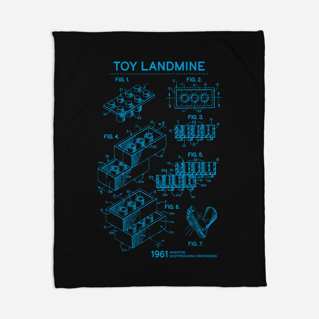 Ultimate Weapon Blueprint-None-Fleece-Blanket-rocketman_art