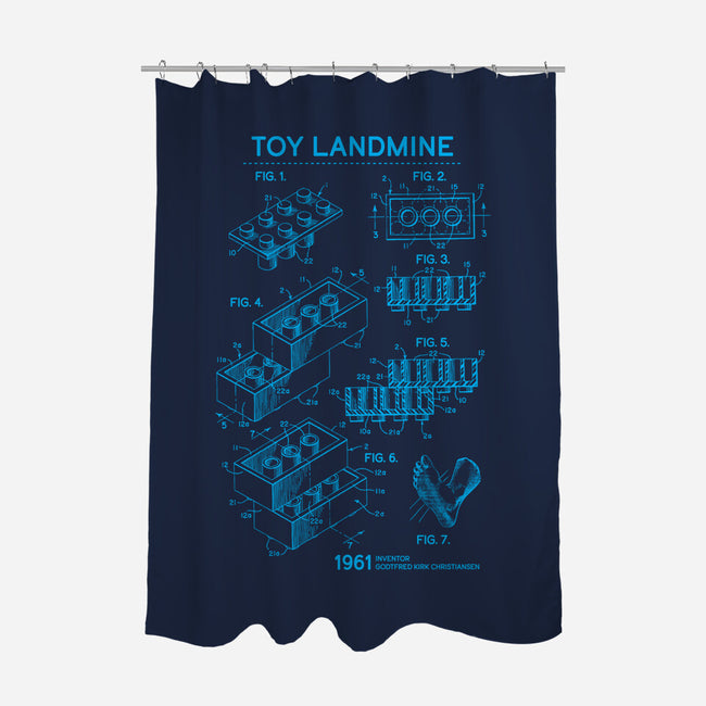 Ultimate Weapon Blueprint-None-Polyester-Shower Curtain-rocketman_art