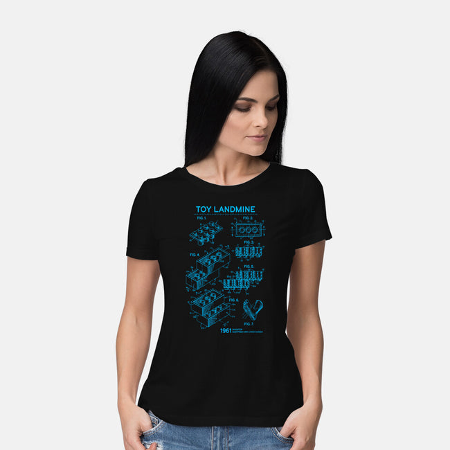 Ultimate Weapon Blueprint-Womens-Basic-Tee-rocketman_art
