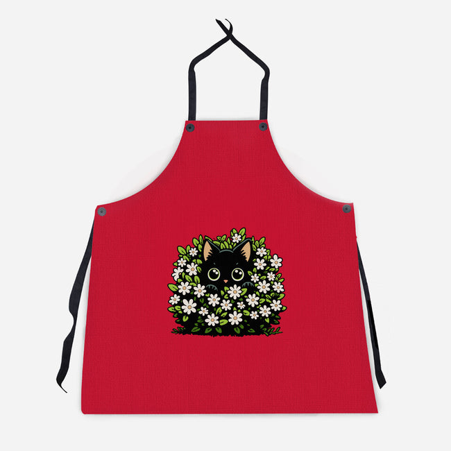 Spring Hide And Seek-Unisex-Kitchen-Apron-Popnotic