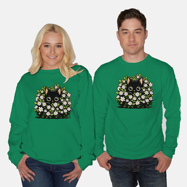 Spring Hide And Seek-Unisex-Crew Neck-Sweatshirt-Popnotic