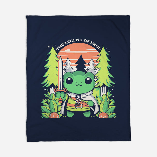 The Legendo Of The Frog-None-Fleece-Blanket-Eoli Studio