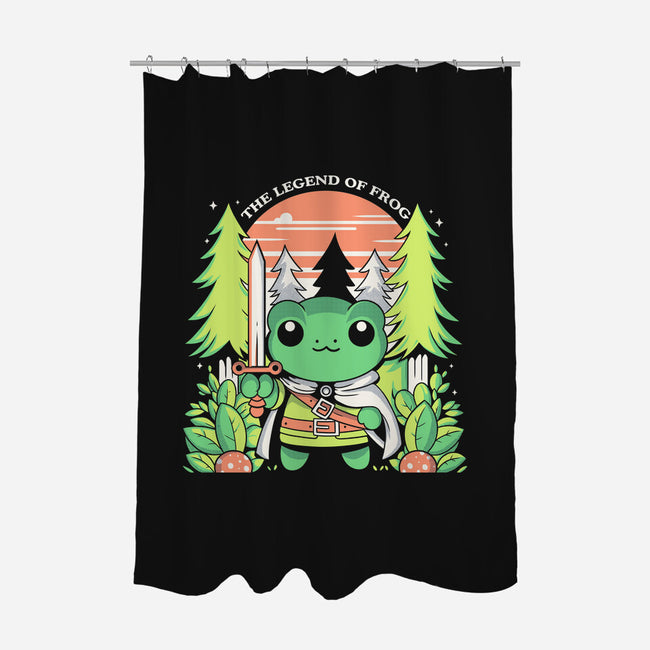 The Legendo Of The Frog-None-Polyester-Shower Curtain-Eoli Studio