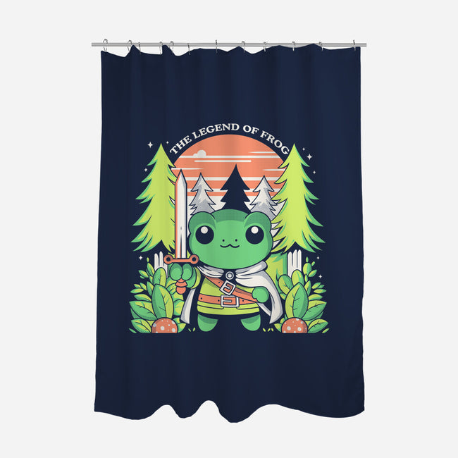 The Legendo Of The Frog-None-Polyester-Shower Curtain-Eoli Studio