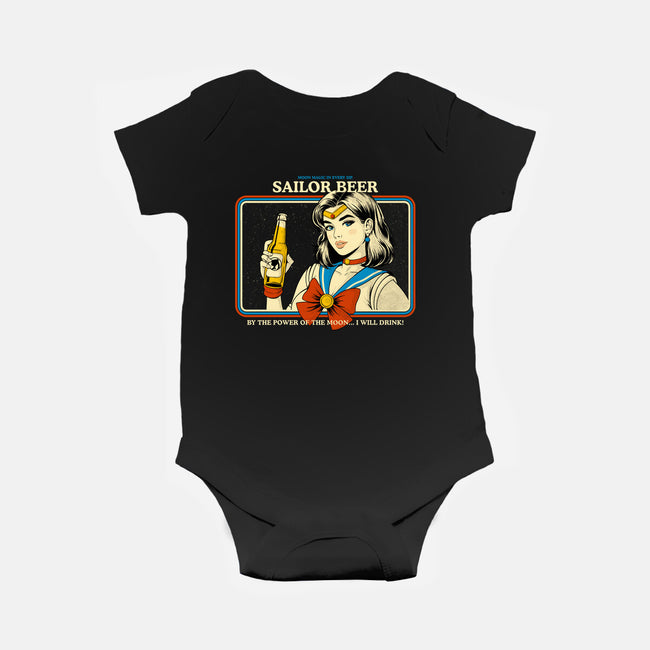 Sailor Beer-Baby-Basic-Onesie-Eoli Studio