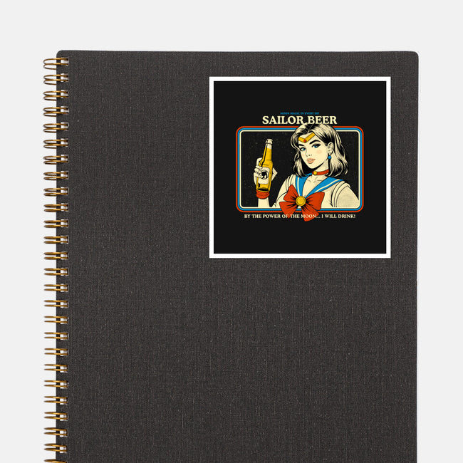 Sailor Beer-None-Glossy-Sticker-Eoli Studio