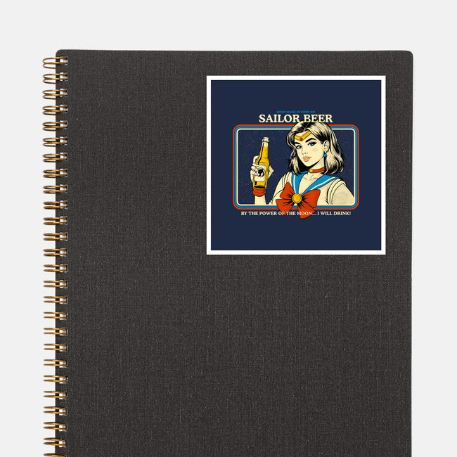 Sailor Beer-None-Glossy-Sticker-Eoli Studio