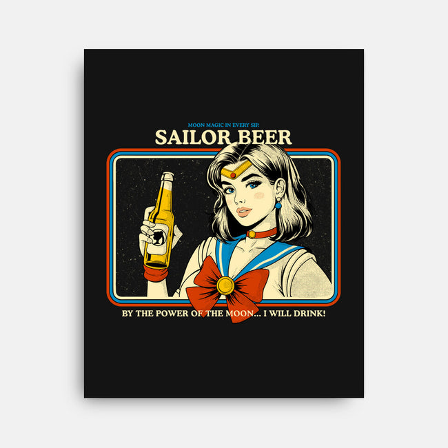 Sailor Beer-None-Stretched-Canvas-Eoli Studio