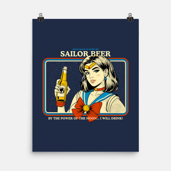 Sailor Beer-None-Matte-Poster-Eoli Studio