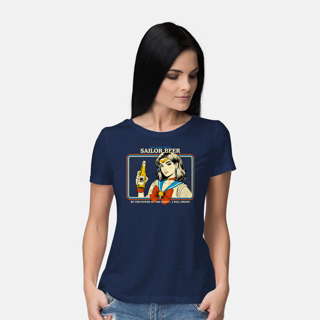Sailor Beer-Womens-Basic-Tee-Eoli Studio