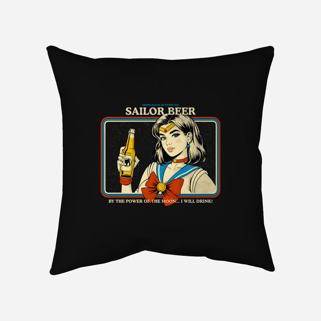 Sailor Beer-None-Removable Cover w Insert-Throw Pillow-Eoli Studio
