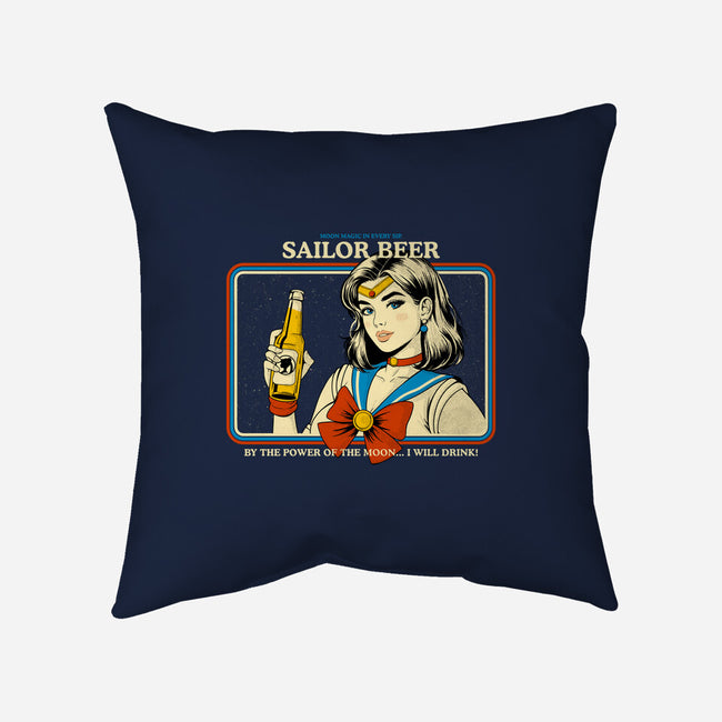 Sailor Beer-None-Removable Cover w Insert-Throw Pillow-Eoli Studio