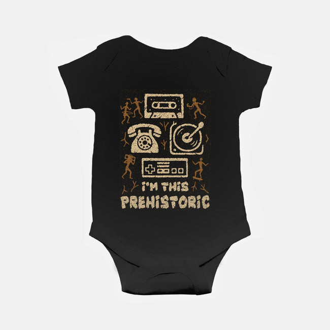 I Am This Prehistoric-Baby-Basic-Onesie-Tronyx79