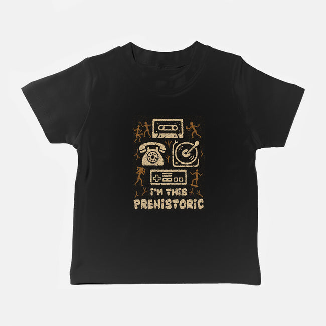 I Am This Prehistoric-Baby-Basic-Tee-Tronyx79