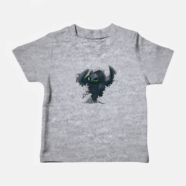 Dragon In The Bushes-Baby-Basic-Tee-zascanauta