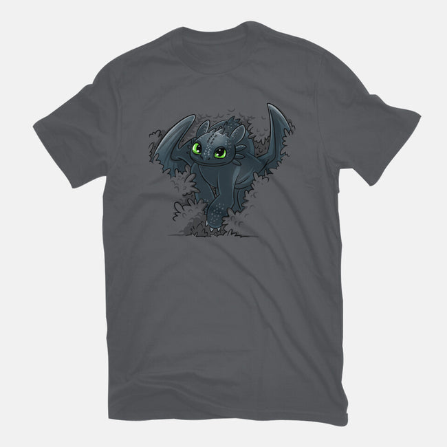 Dragon In The Bushes-Mens-Heavyweight-Tee-zascanauta