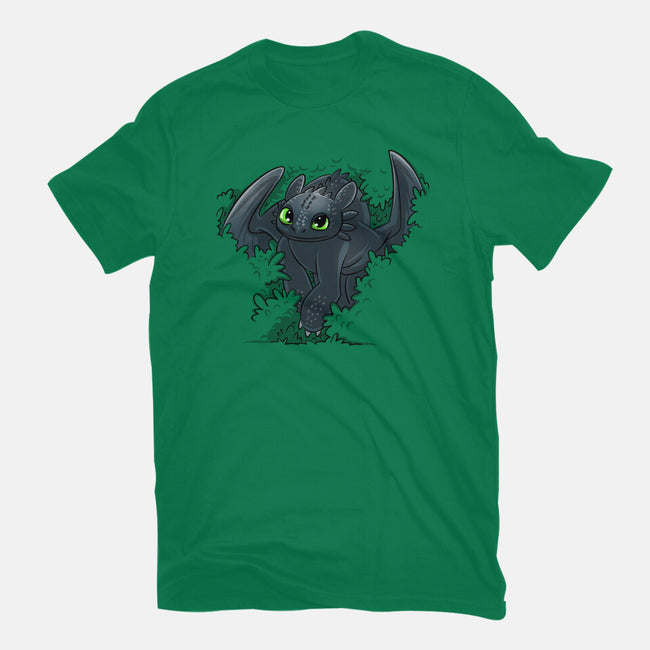 Dragon In The Bushes-Mens-Heavyweight-Tee-zascanauta